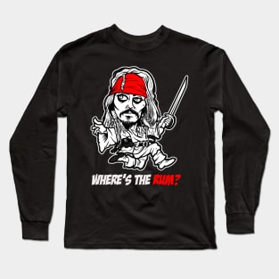 Where's the RUM? Long Sleeve T-Shirt